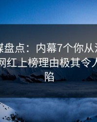蜜桃传媒盘点：内幕7个你从没注意的细节，网红上榜理由极其令人瞬间沦陷
