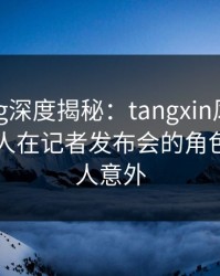 糖心vlog深度揭秘：tangxin风波背后，当事人在记者发布会的角色彻底令人意外