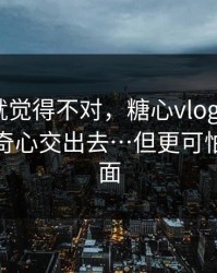 我当时就觉得不对，糖心vlog电脑版｜别把好奇心交出去…但更可怕的在后面