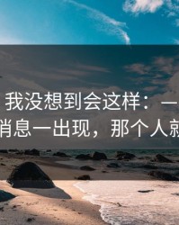 说实话，我没想到会这样：——删掉又发回的消息一出现，那个人就道歉了