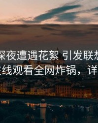 明星在深夜遭遇花絮 引发联想，蘑菇影视在线观看全网炸锅，详情直击